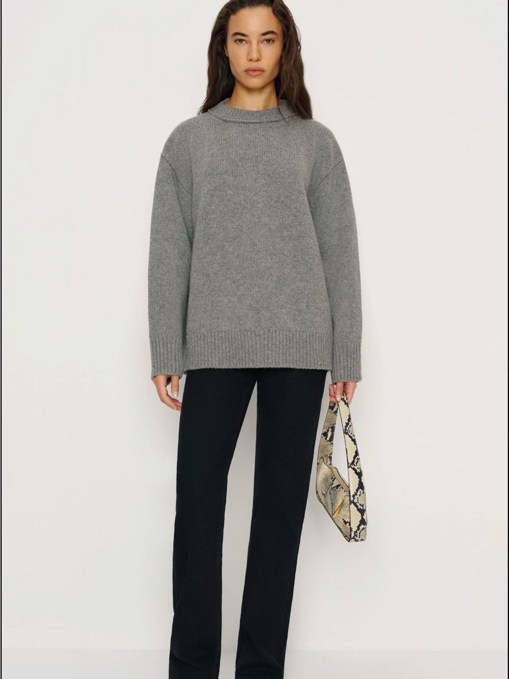 Reformation Jo Regenerative Wool Oversized Crew - Picture 2 of 5